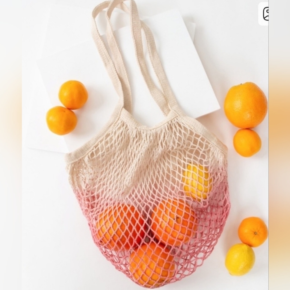 🥝🍍Camp Collection Ombré Net Tote Bag🍏🍇